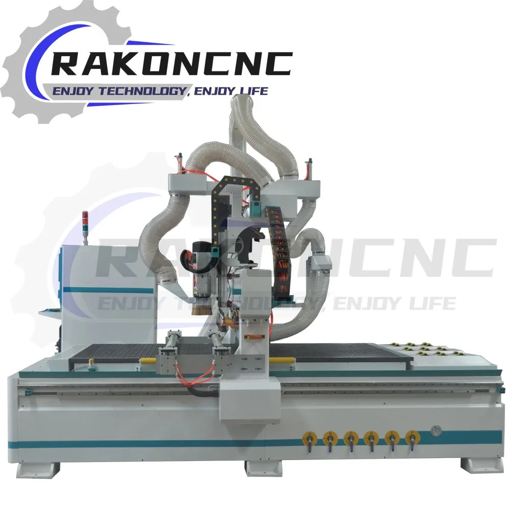 Best Price 1300X2500Mm Woodworking Vacuum Bed CNC Router , CNC Cutting Aluminium  Composite Panel, Italy Spindle ATC CNC Machine