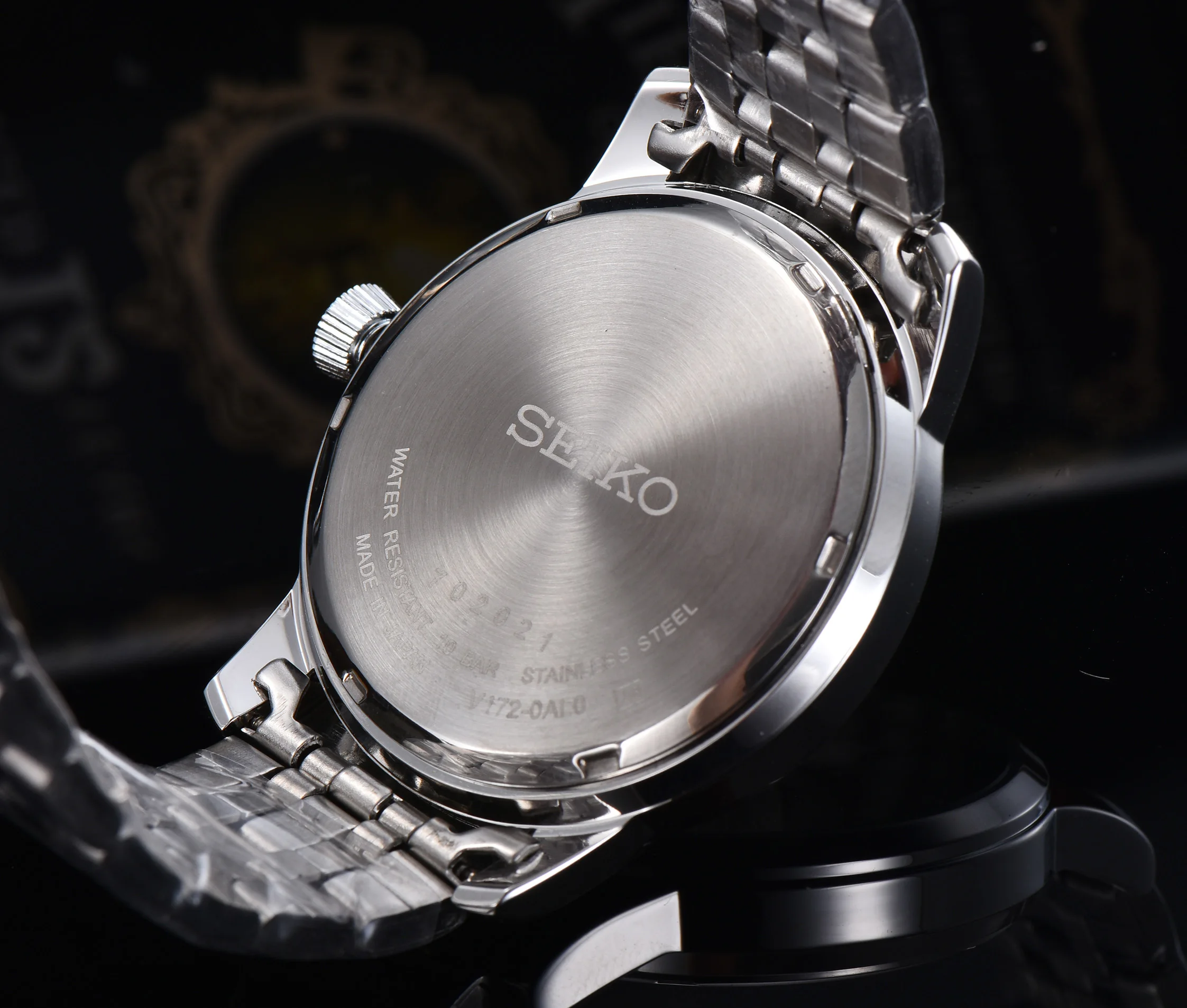SEIKO Men Watches Luxury Trend Quartz Clock Luminous Calendar Waterproof Multi Function Fancy Round Automatic Watch Stainless |