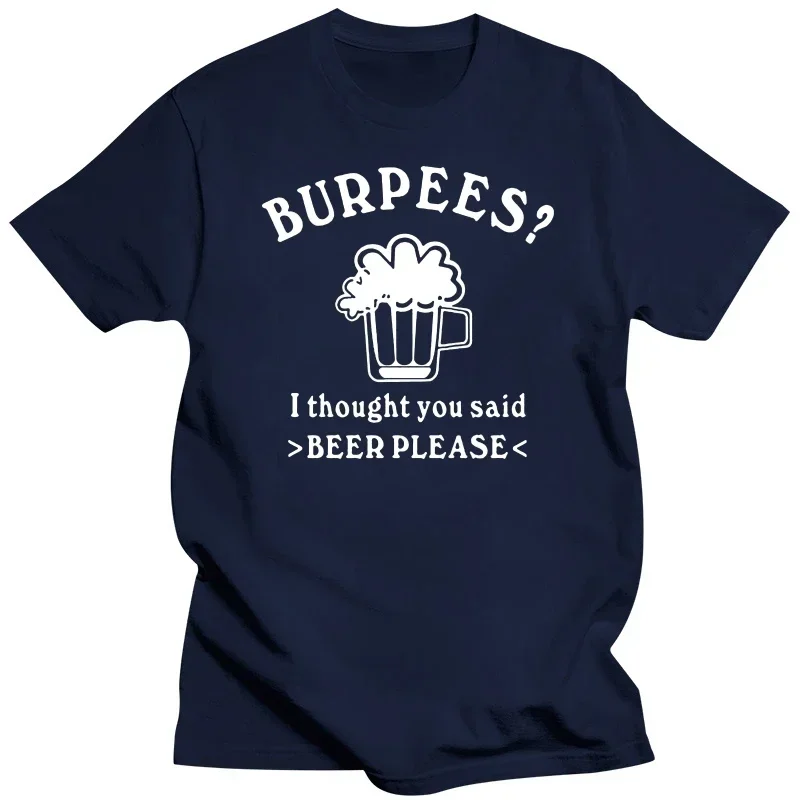 Фото Футболка мужская с коротким рукавом и надписью «Burpees» №4