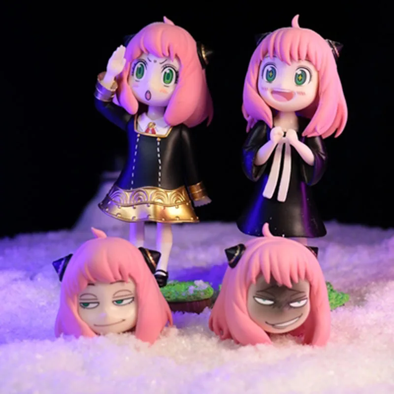 

SPY Family Kawaii Anya Forger, фигурки, игрушки, высокое качество, Anya Figures, услышать Сменные подарки для детей 15-18 см
