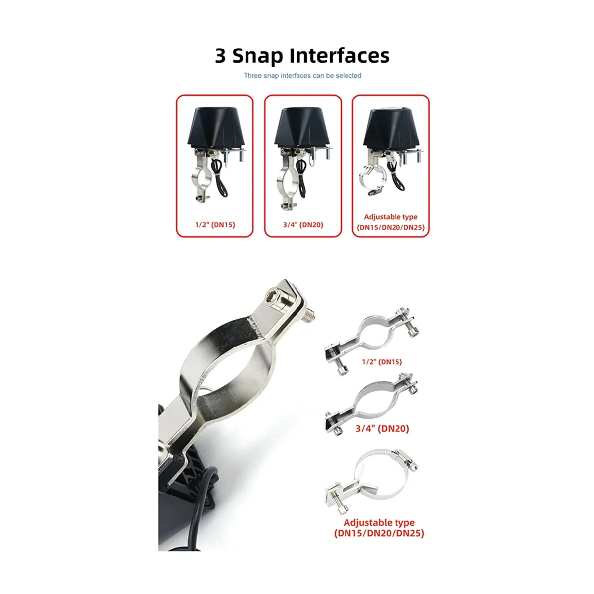 Электрический автоматический клапан-манипулятор газопровода DN15 DN20 DN25 для