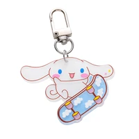 classic anime figure kawaii cute cinnamoroll mymelody kulomi keychain collectible decoration goods childrens gifts