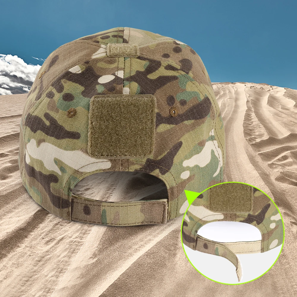 Outdoor Camouflage Adjustable Caps Sunscreen Tactical Military Army Hats Camo Hunting Camping Fishing Sports Cycling Hiking Cap