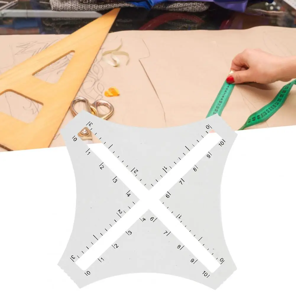 Отличная прозрачная линейка для шитья в технике пэчворк