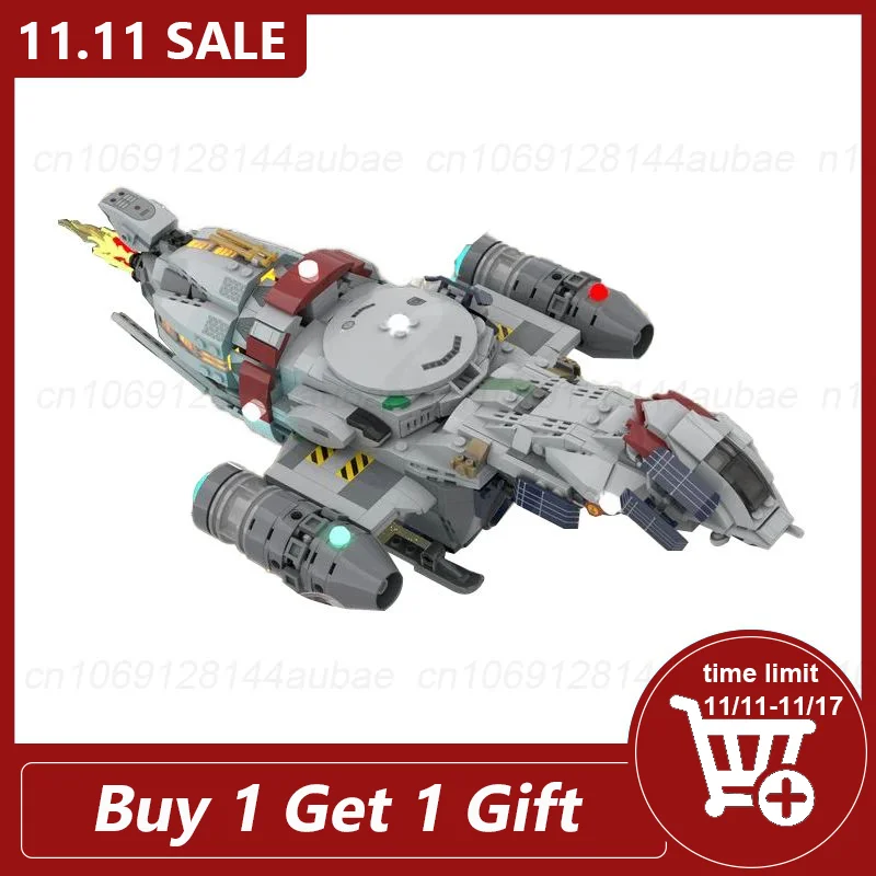 

Serenity Firefly Class Transport 1/240 Scale Model Moc Building Blocks Diy Assemble Bricks Educational Creative Toys Gift 965PCS