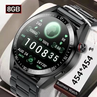 2022 new bluetooth call watch men 454454 hd screen smart watches always display the time 8gb local music smartwatch android ios