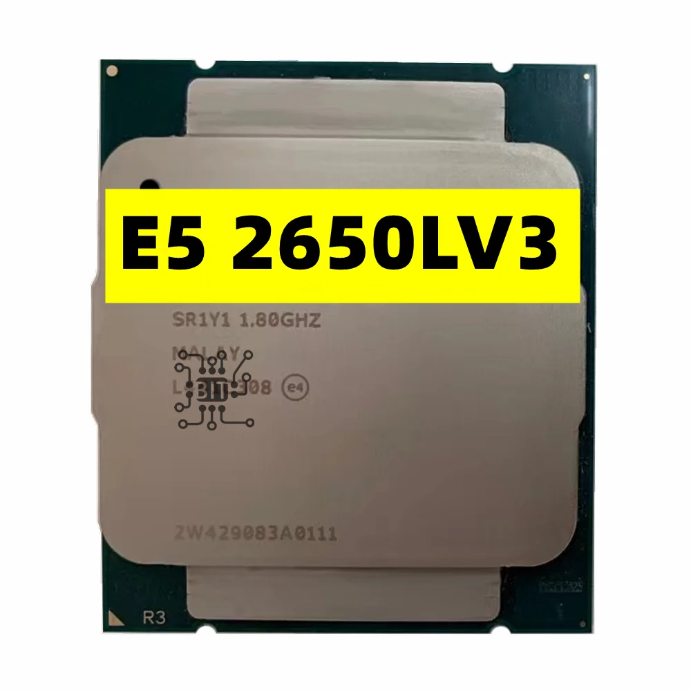 

Used XEON E5 2650L V3 CPU Processor E5 2650LV3 1.8GHz 12-Core LGA 2011-3 For X99 motherboard Free Shipping