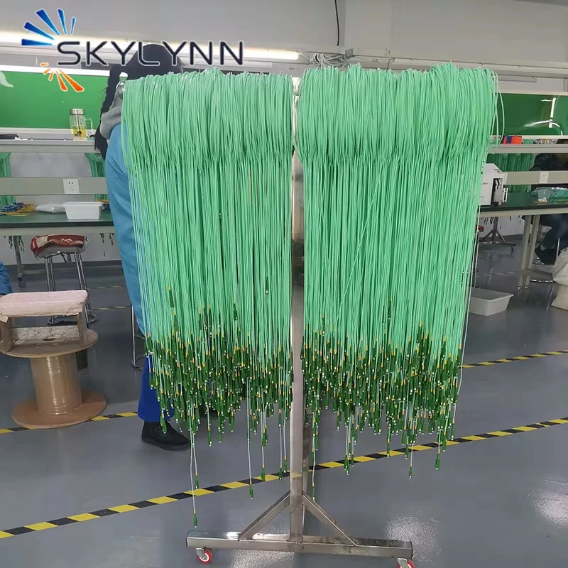 НОВЫЙ OEM 50/100 шт. G657A2 3 5 м Aqua Волоконно-оптическая подвязка 1 6 мм Волоконный