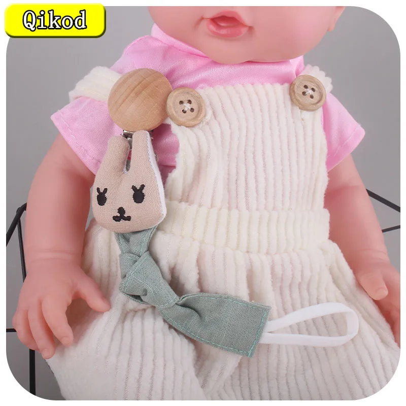 Деревянный зажим для соски безопасный экологически чистый для новорожденных детей игрушки для прорезывания зубов хлопковая льняная лента для соски веревка для соски детская цепочка для соски