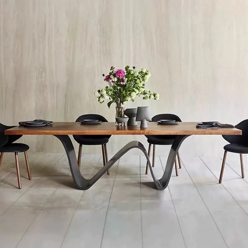 Деревянный обеденный стол современные комнаты столы для ресторанов