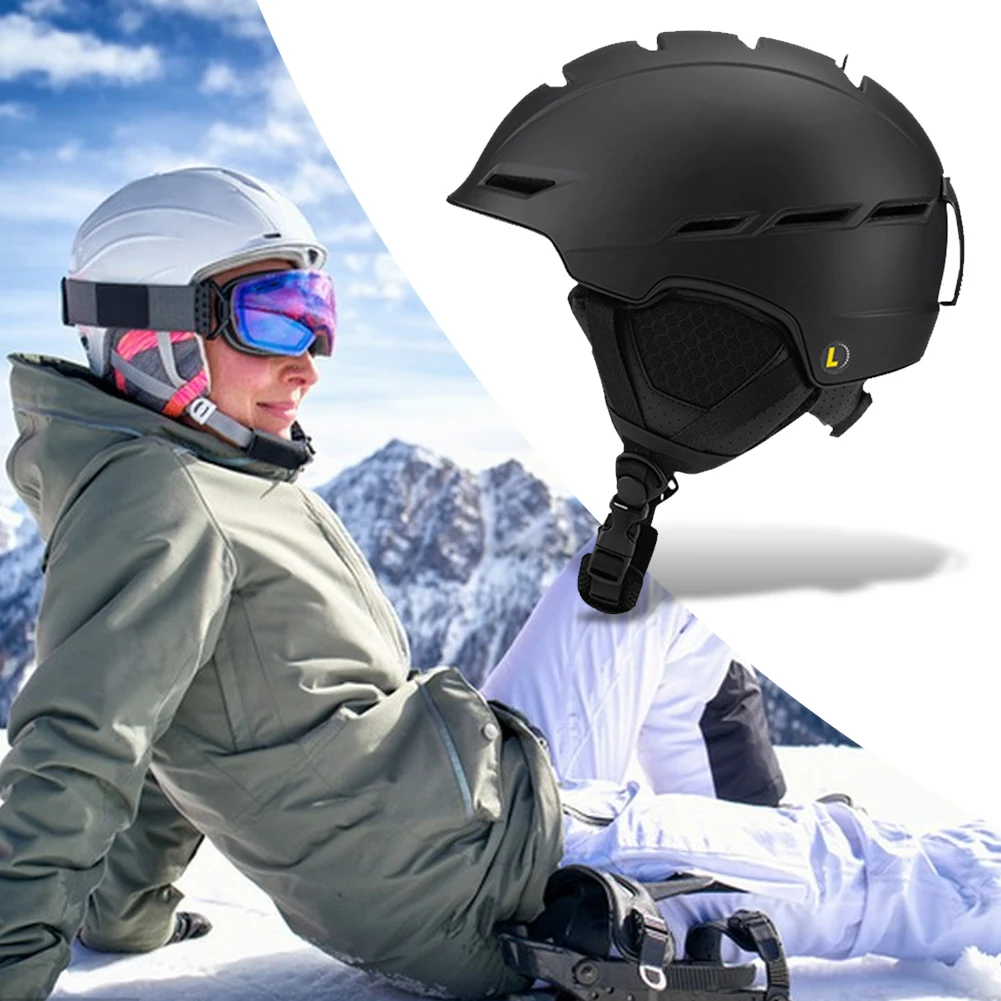 Лыжный шлем для скейтборда противоударный лыжный защитный регулируемый легкий