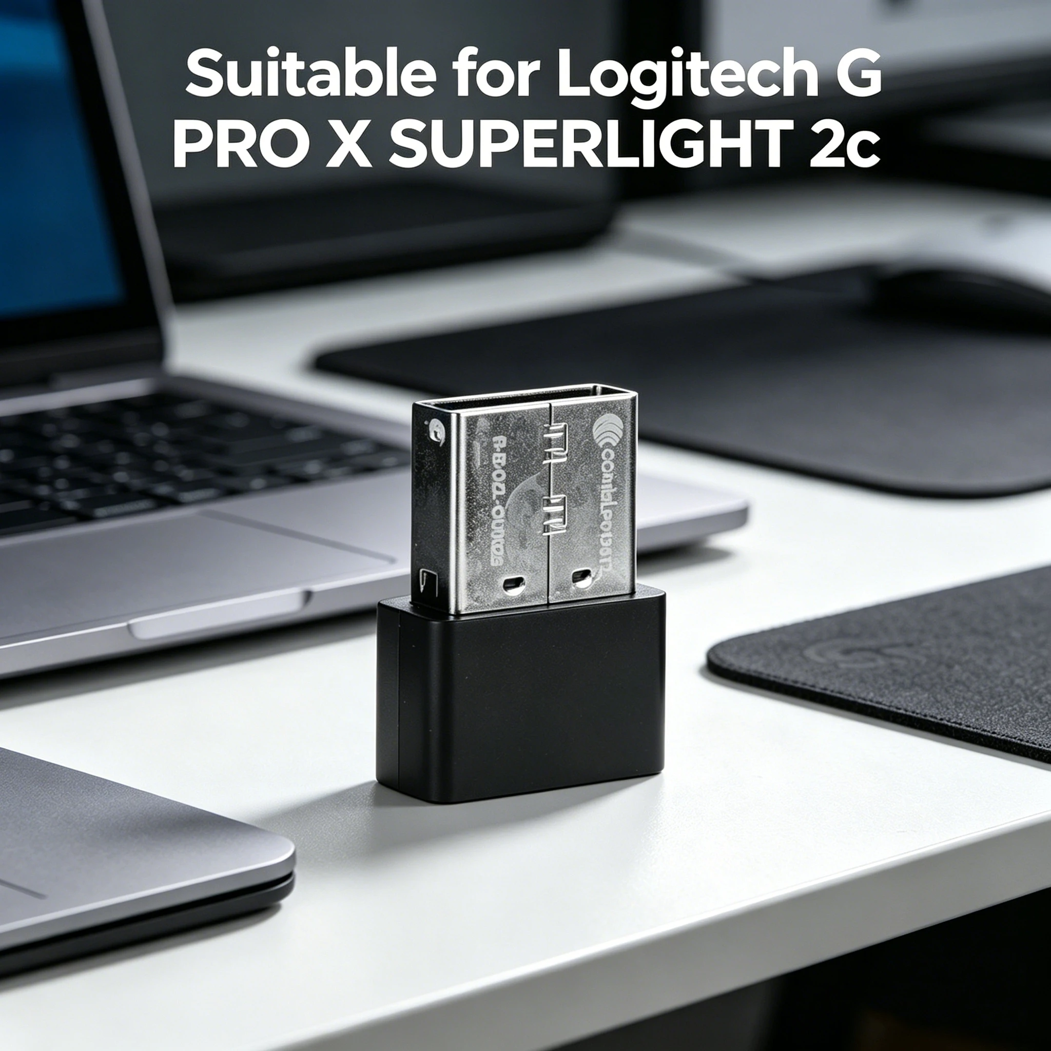 Фото Удобный приемник, подходящий для мыши Logitech G PRO X SUPERLIGHT 2c, поддерживающий частоту передачи данных 8K. №2