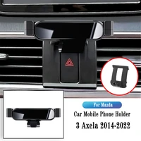 gravity bracket for mazda axela 2014 2022 gravity navigation bracket gps stand air outlet clip rotatable support accessories