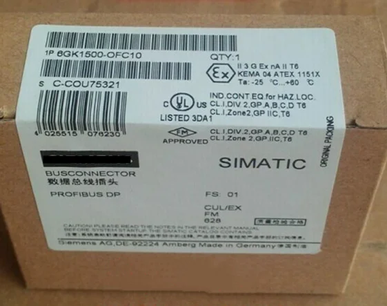 

New stock 6GK1500-0FC10 485 plug network bus connector
