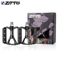 ztto jt03 1 pair alloy bicycle flat pedal 32 spikes anti slip pedals outdoor replacing cycle parts component accessories