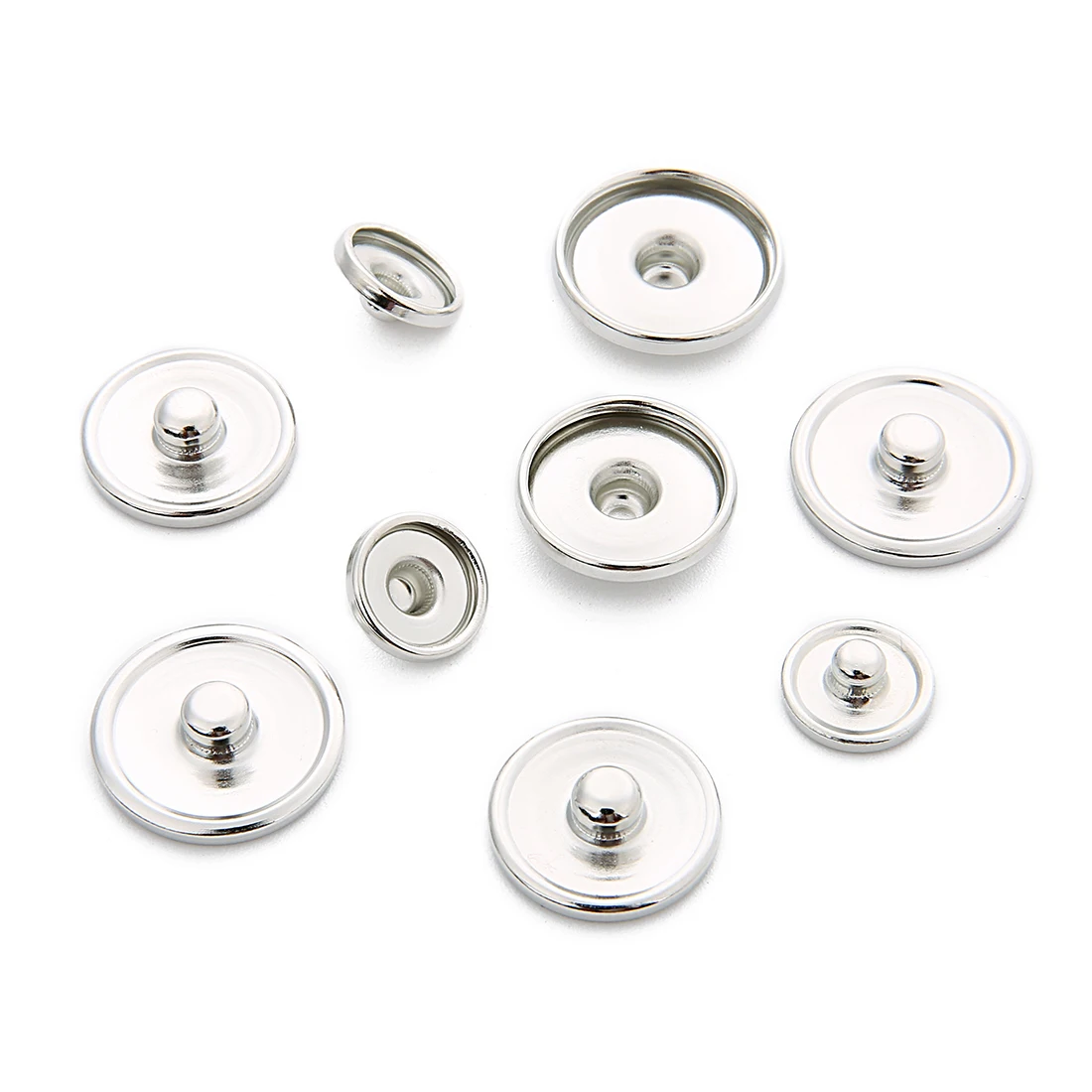 20 шт./упаковка круглые поддоны для украшения одежды 10-16 мм