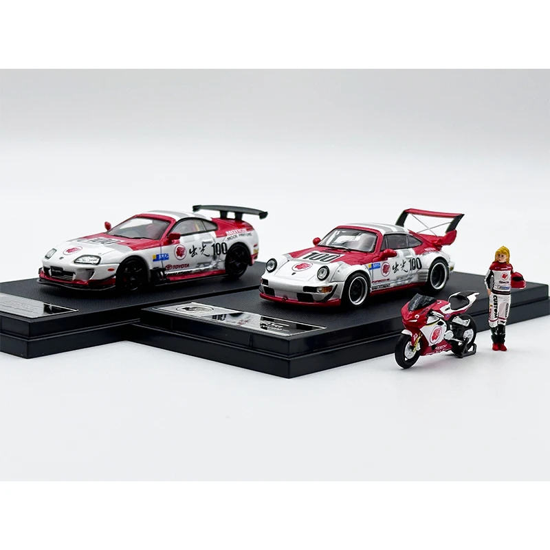 BSC TM в наличии 1:64 RWB 964 Supra A80 фигурка мотоцикла литая под давлением диорама