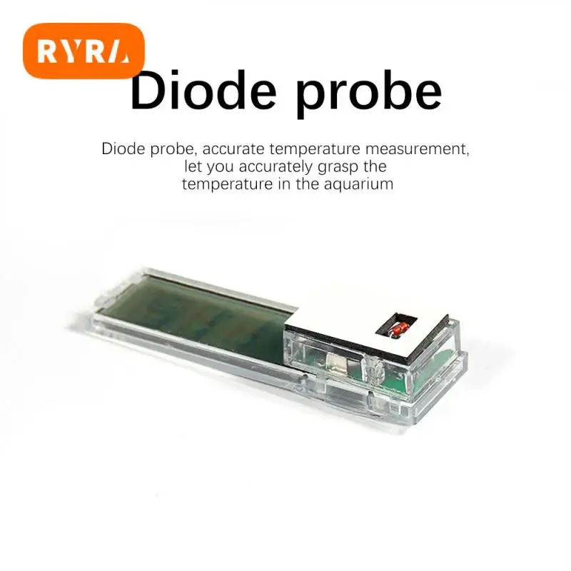 

Aquarium Thermometer Electronic LCD Digital Fish Tank Temperature Measurement Fish Tank Temp Meter Portable Aquarium Accessories