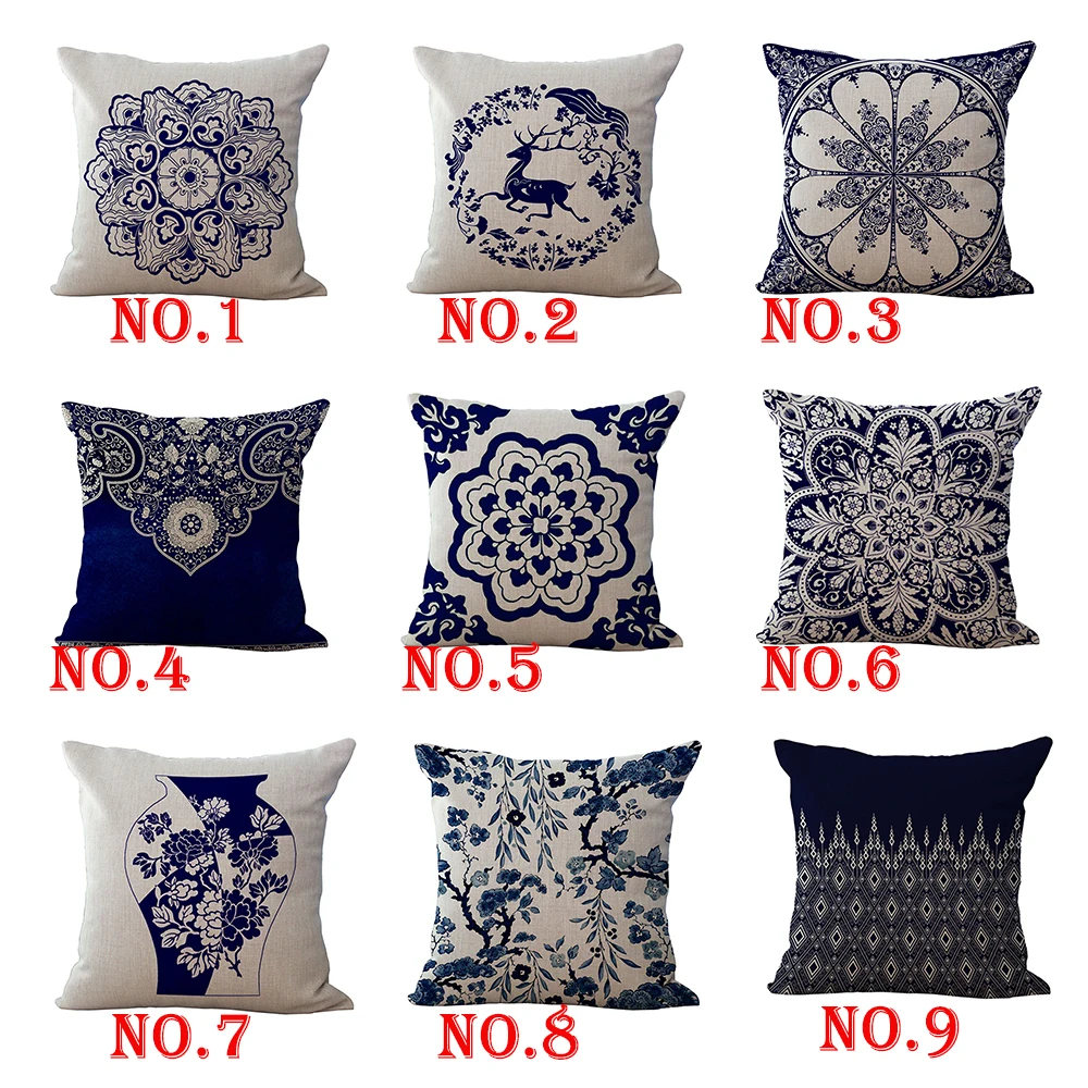 

Стул для спальни в китайском стиле с фарфоровым цветочным узором