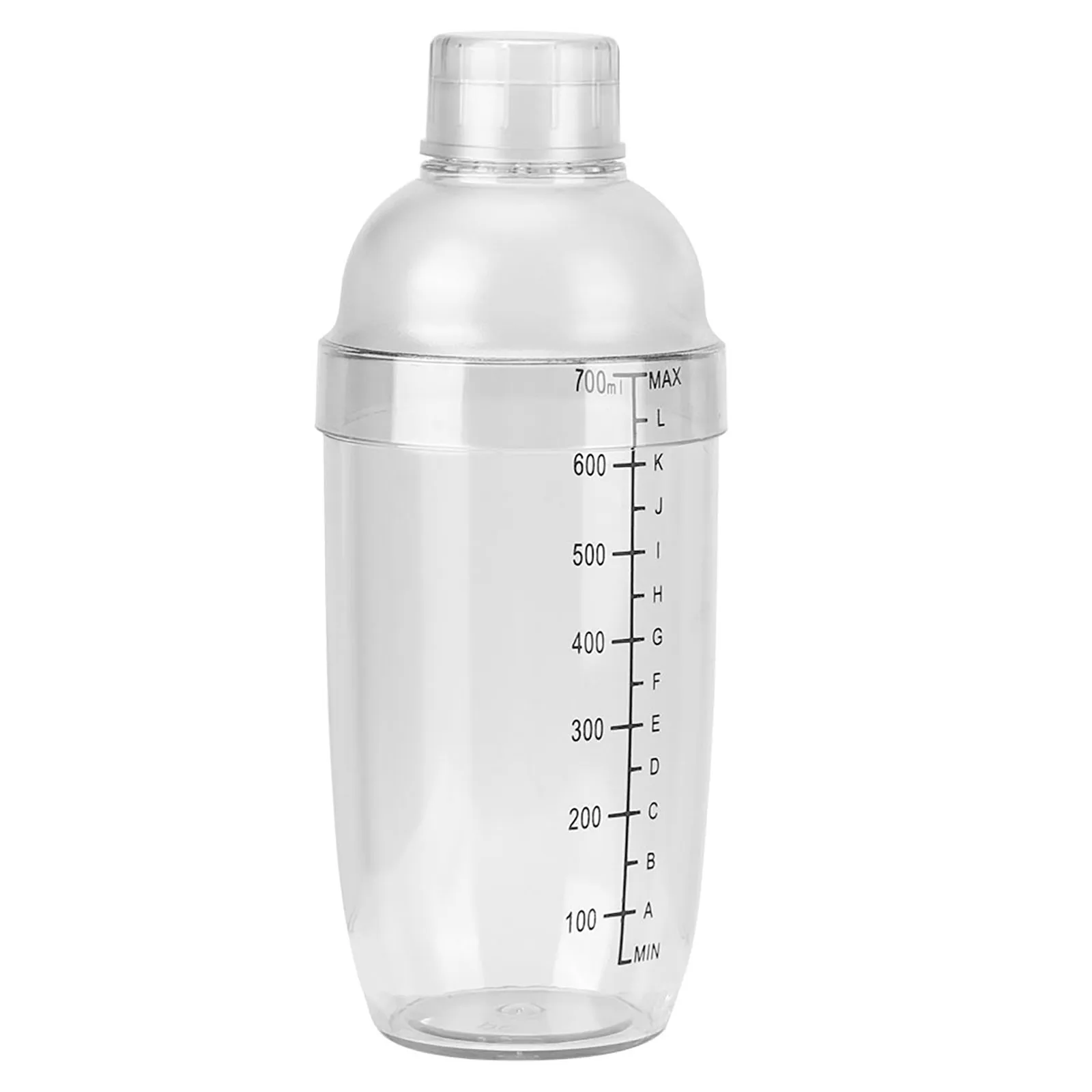 

Thickened Manual Hand Shaking Cocktail Shaker with Clear Scale Bar Bartender Tool Cocktail Shaker