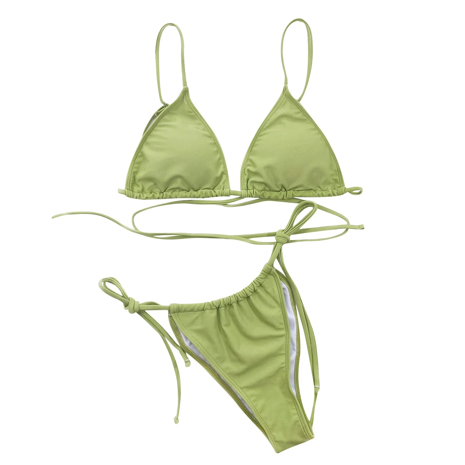 

Новинка, модное женское сексуальное бикини с эффектом пуш-ап, Мягкий купальник, пляжная одежда, комплект, бандажный купальник, стринги, женс...