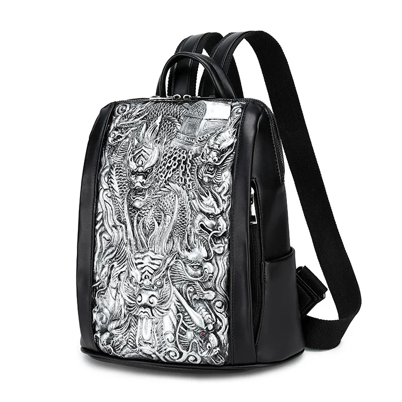 Travel Backpack Small Backpack Bookbag Backpacks for Women 3D Embossed Backpack with Three-dimensional Animal Pattern Waterproof