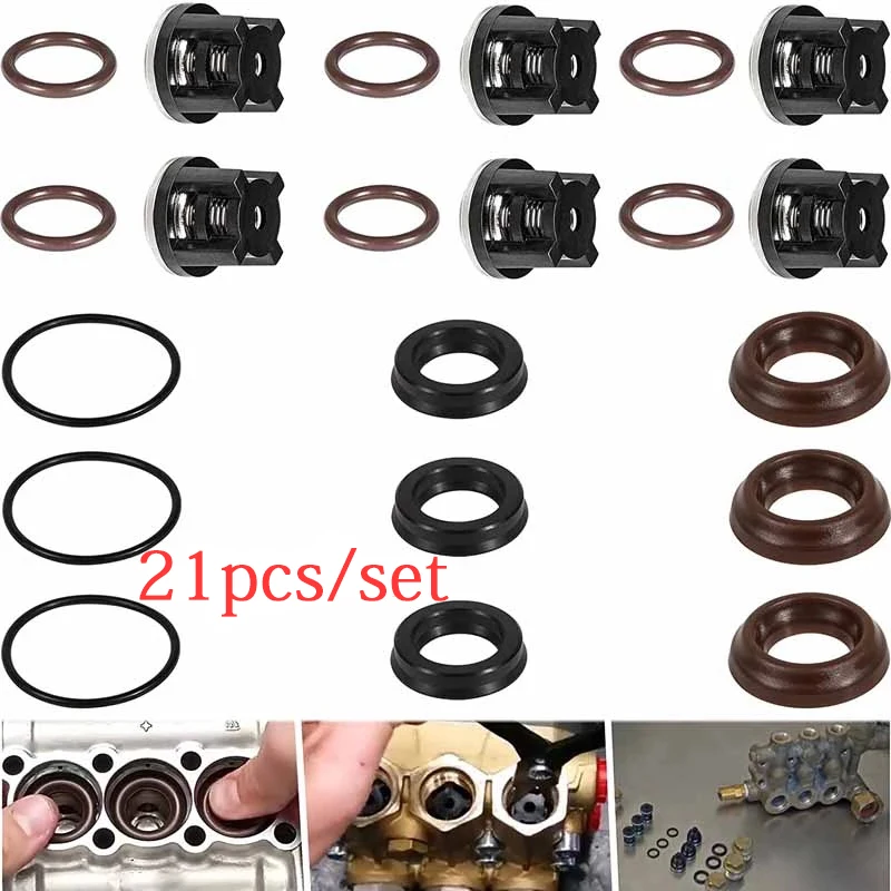 

【US STOCK】MX AR1828 Water Pump Check Valves Kit & AR1857 Pressure Washer Packing Kit Fit Annovi Reverberi 18mm XR RK RKA RKV