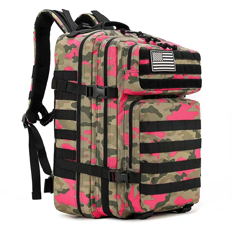 Man Tactical Backpack 50L Military Backpack Army Molle Assault Bags Mochila Outdoor Waterproof Cycling Hiking Travel 3P Knapsack
