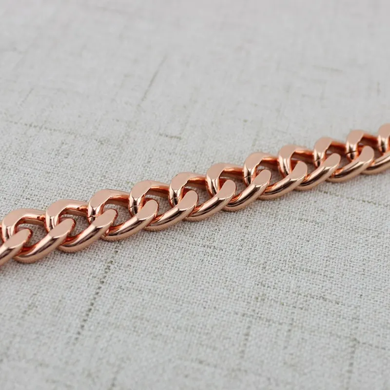 11mm Rose Gold Aluminum Chain Bags Purses Strap Accessory Factory Quality Plating Cover Wholesale 40cm 60cm 100cm 120cm 130cm