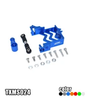 trax 110 maxx steering gear base stainless steel steering gear rod 25t aluminum alloy steering gear arm set