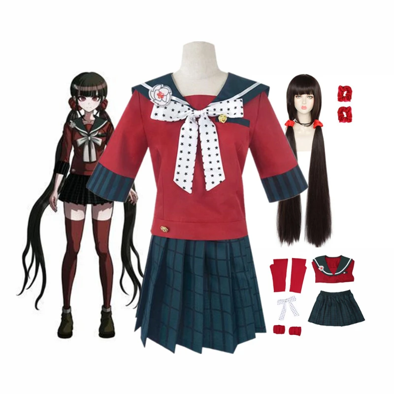 

Anime Cosplay Danganronpa Harukawa Maki Przebranie Na Karnawał Siostra Campus Style Mundurek Halloween Kostiumy Karnawałowe