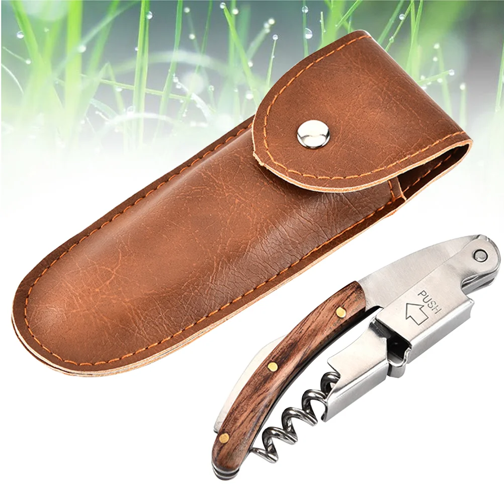 

Opener Corkscrew Bottle Cork Key Screw Manual Stainless Steel Capwaiter Remover Waiters