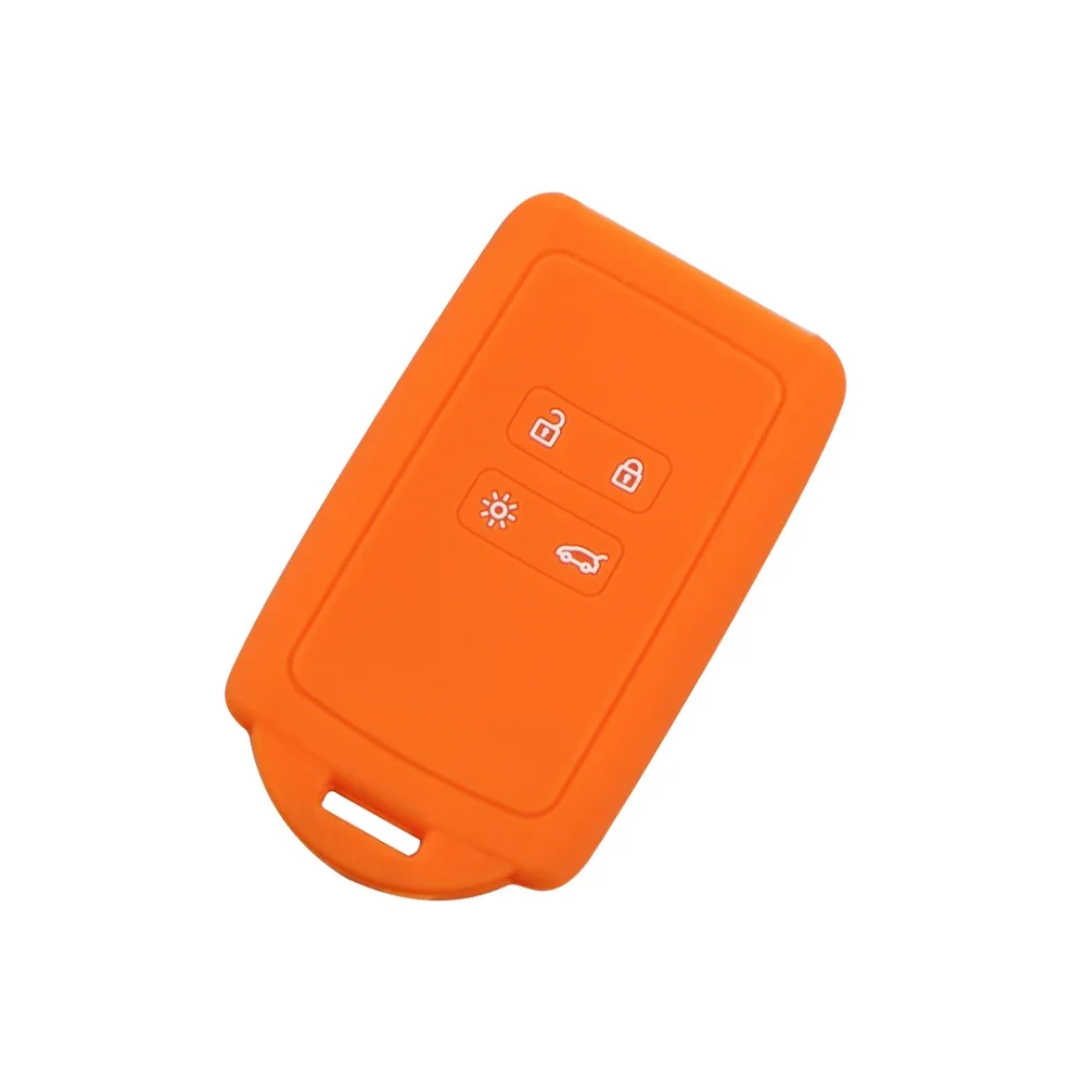 

Силиконовый чехол для автомобильного ключа подходит для Renault Koleos, Kadjar, Megan, для Samsung QM5, QM6, 2016-2020, защитный чехол для ключа с дистанционным управлением