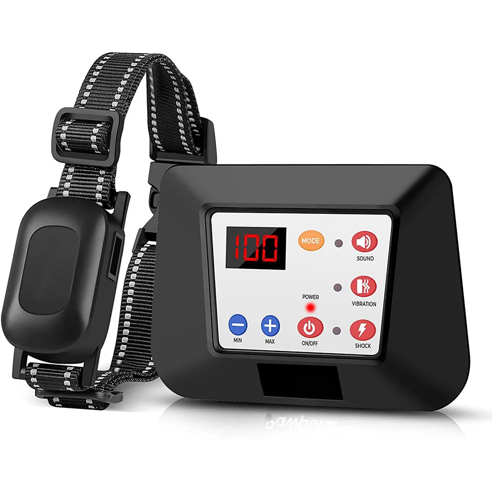 

2-in-1 Wireless Dog Fence Training Remote With Waterproof Adjustable Pet Training Receiver Harmless All Dogs