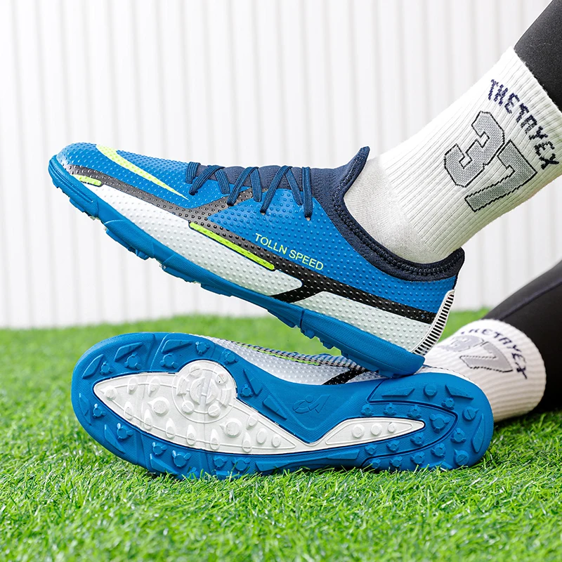 SENAGE Professional Men Footboot Boots Top Quality Soccer Shoes Turf Grass Male Teenagers Ultralight Non-Slip Footboot Training