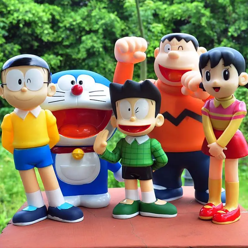 Аниме Doraemon Kawaiifamily Gouta Takeshi Nobita Nobi Minamoto Shizuka аниме фигурка настольная подарки на
