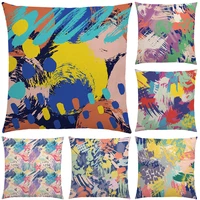 abstract graffiti throw pillows mandala colorful hip hop art pillow case party sofa garden home decor 45x45 50x50 pillowcase