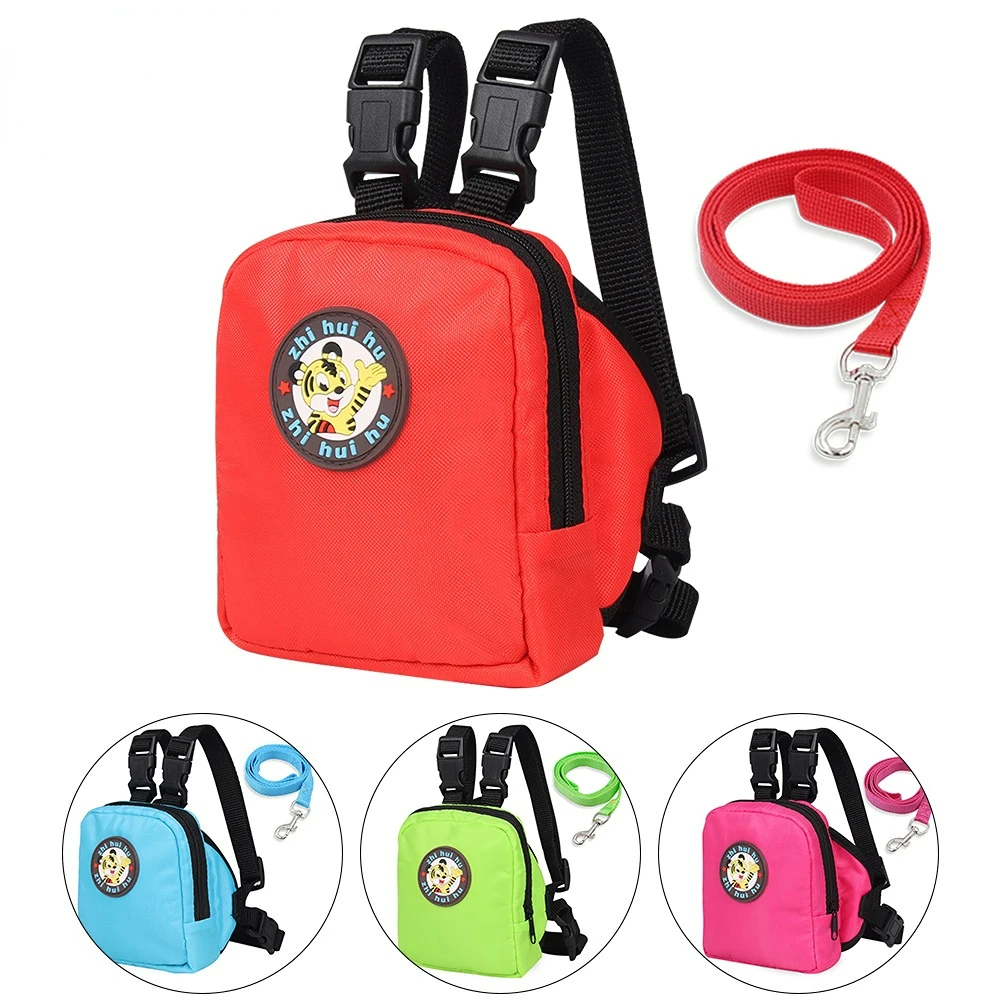 

Dog Harness With Bag Outdoor Portable Puppy Leash Chihuahua Accesorios Dog Harness And Leash Set Dog Supplies Dog Accessories