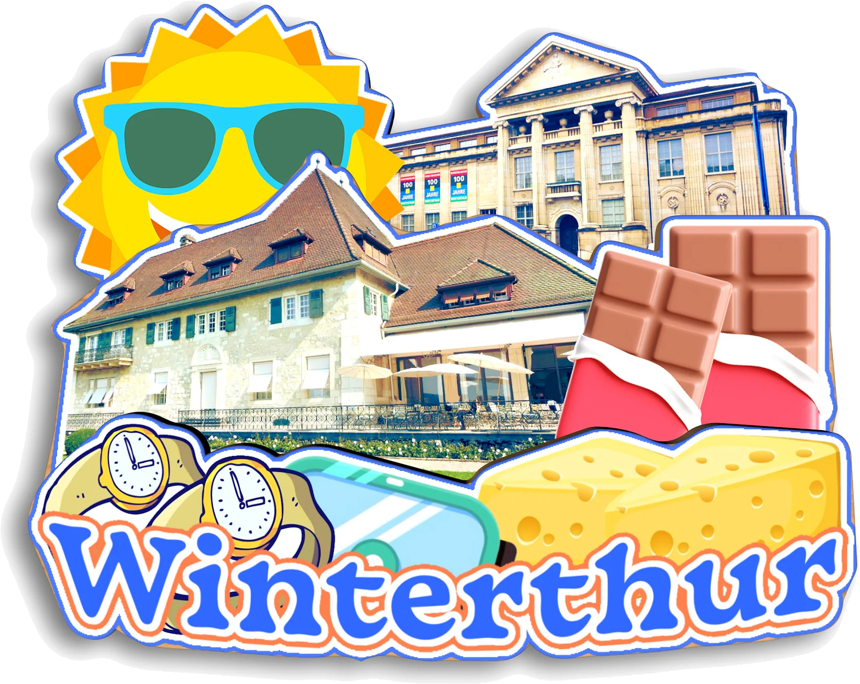Интерлакен Базель Рейн Фолз Montreux Зидтур Люцерн Грюyeres Appenzell SWITZERLAND Магнит на холодильник Путешествия Сувенир Подарок (art.: 3920cd3202242) - 3920cd3202242