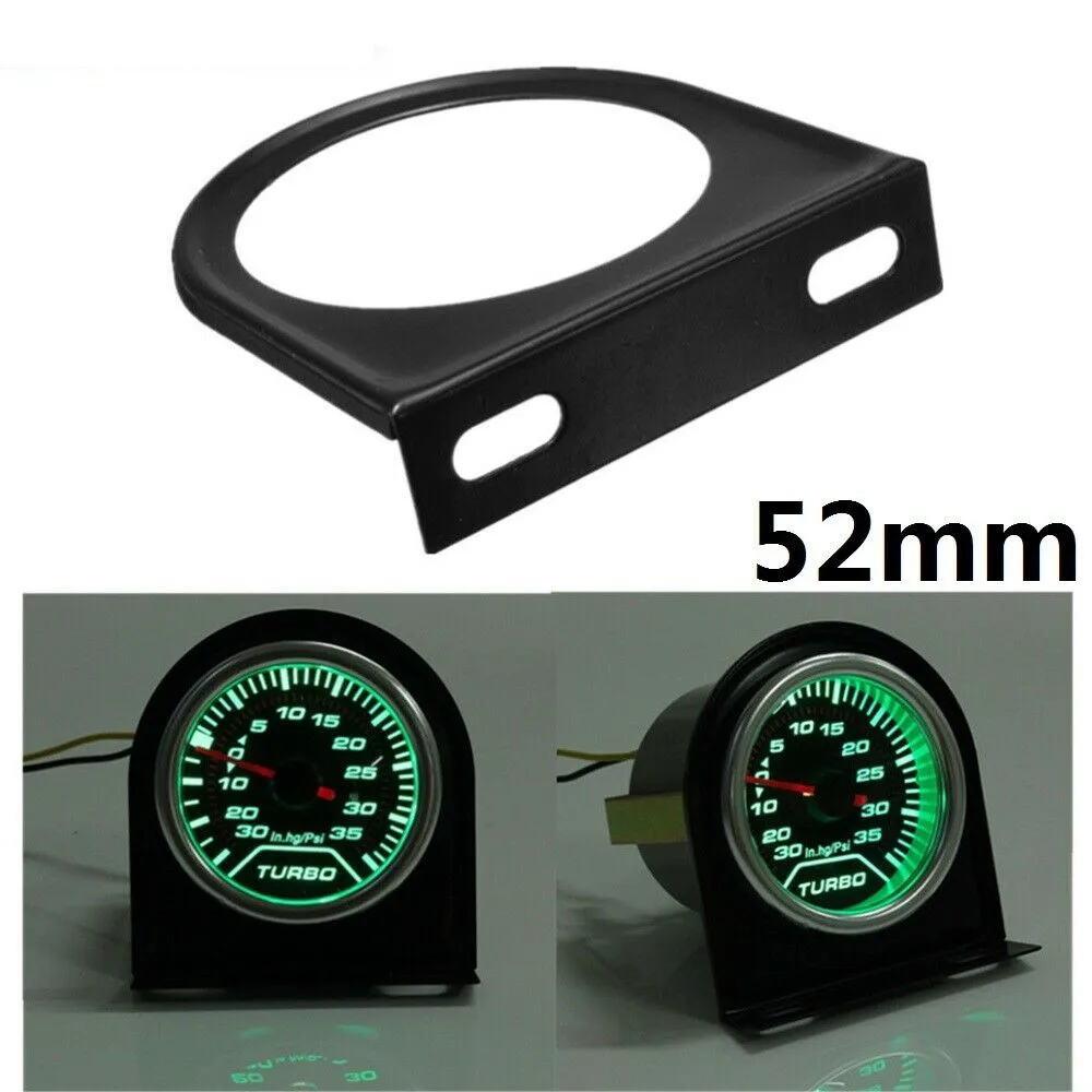 

2'' 52mm Black Single Hole Gauge Meter Dash Pod Mount Holder Bracket Face Panel