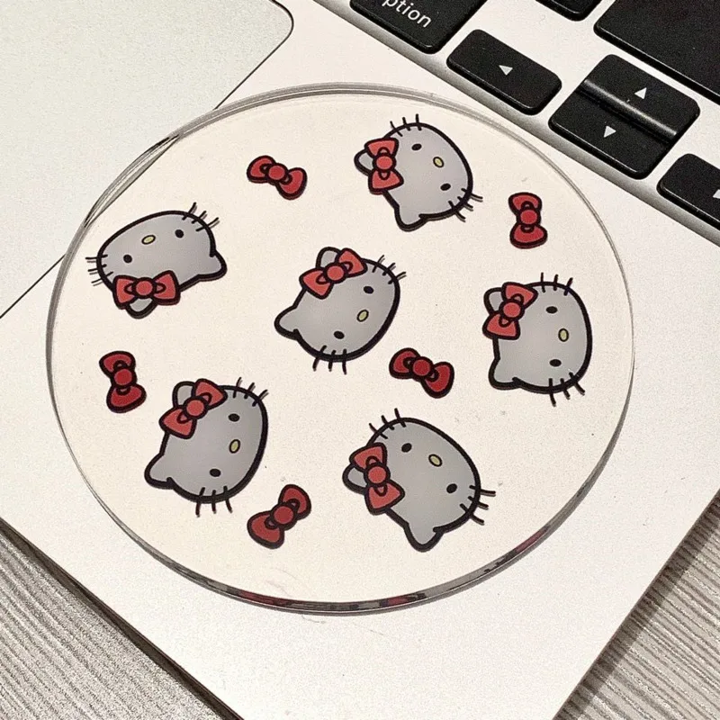 Новинка милая прозрачная подставка под горку круглый коврик для домашней и