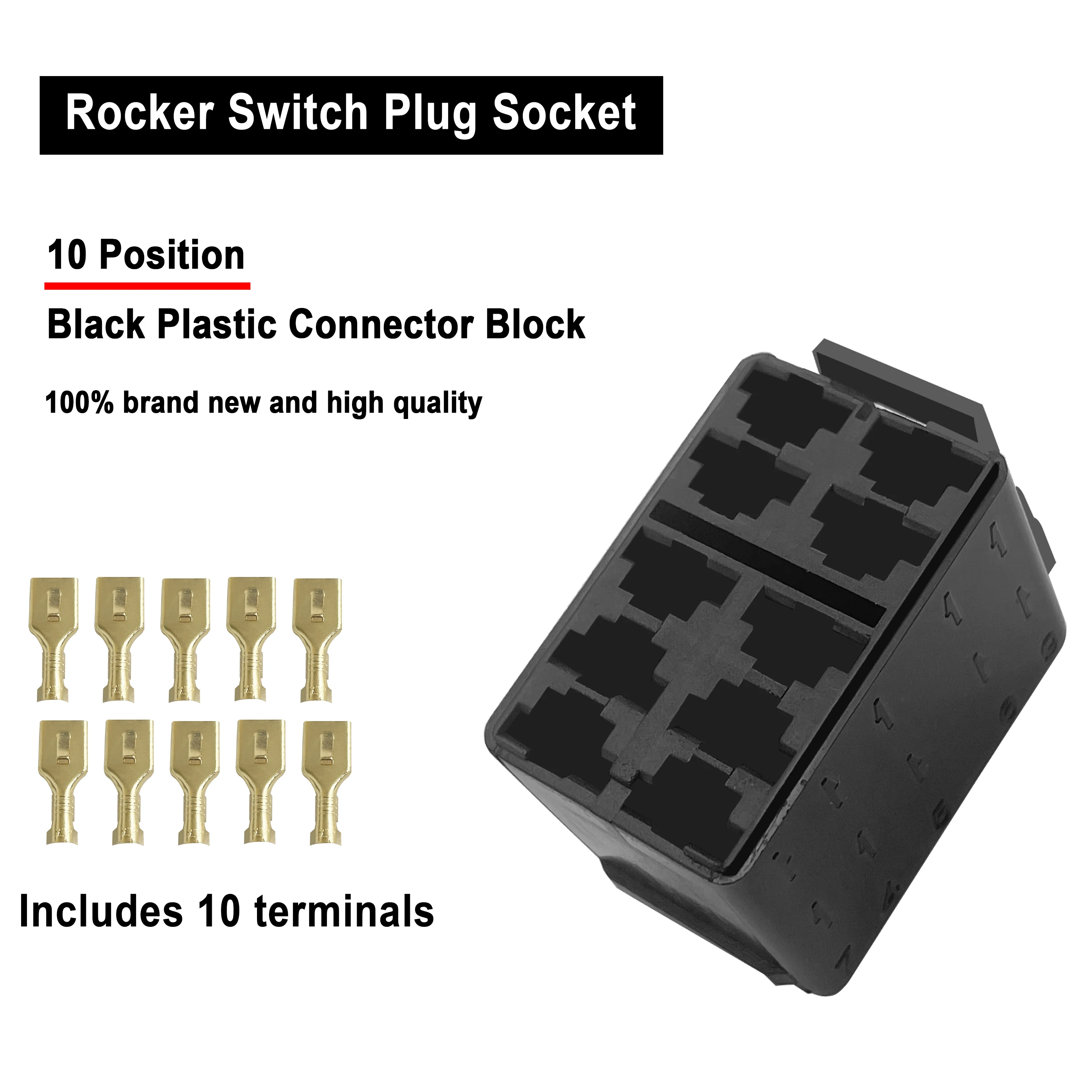 

10-контактный кулисный переключатель DPDT ON OFF ON 3-позиционный кнопочный переключатель Синий светодиодный светильник 12 В 24 В Водонепроницаемый для автомобилей Лодки ATV UTV Автобус