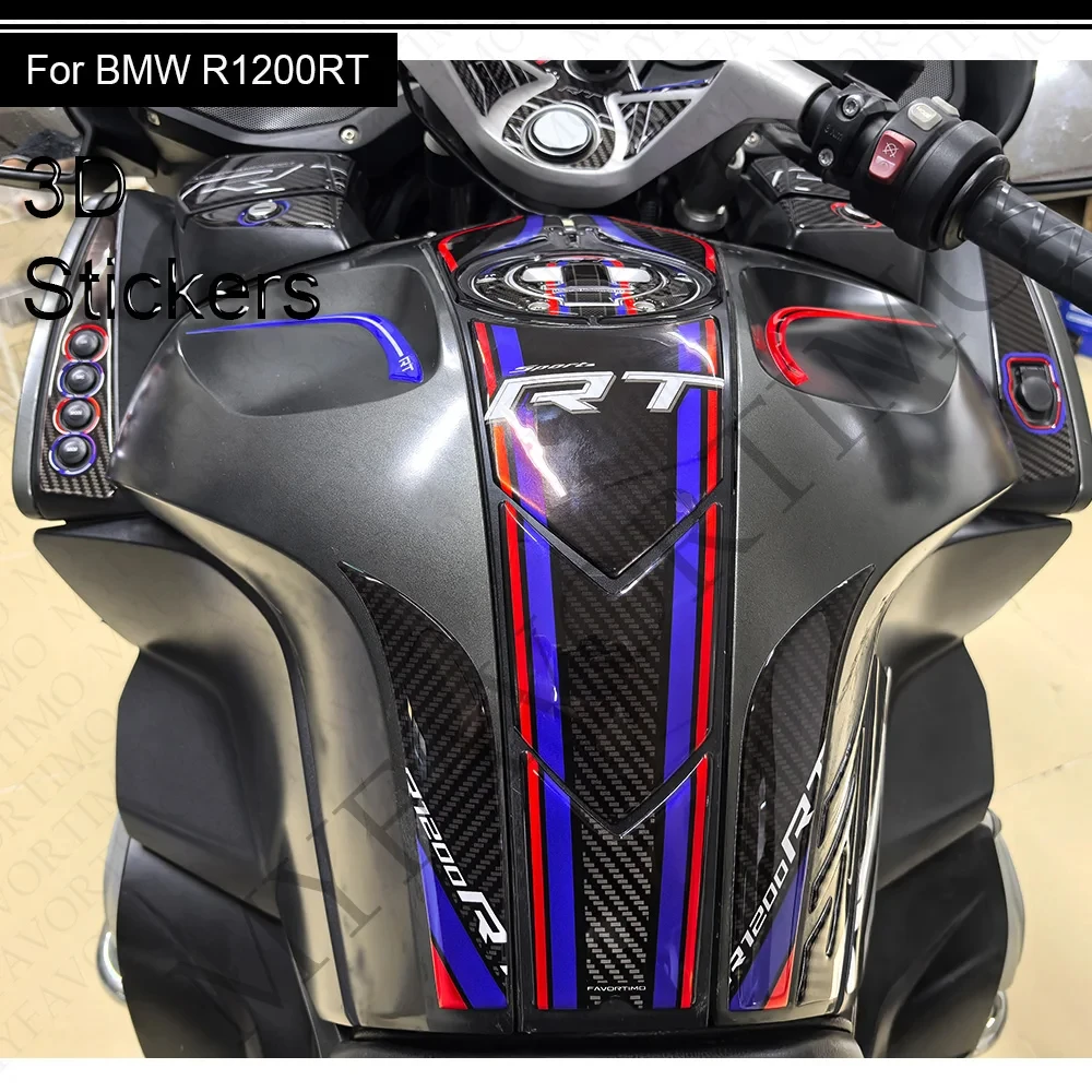 Для BMW R1200RT R 1200 RT R1200 Защитная накладка на бак ручки комплект наколенников 3D