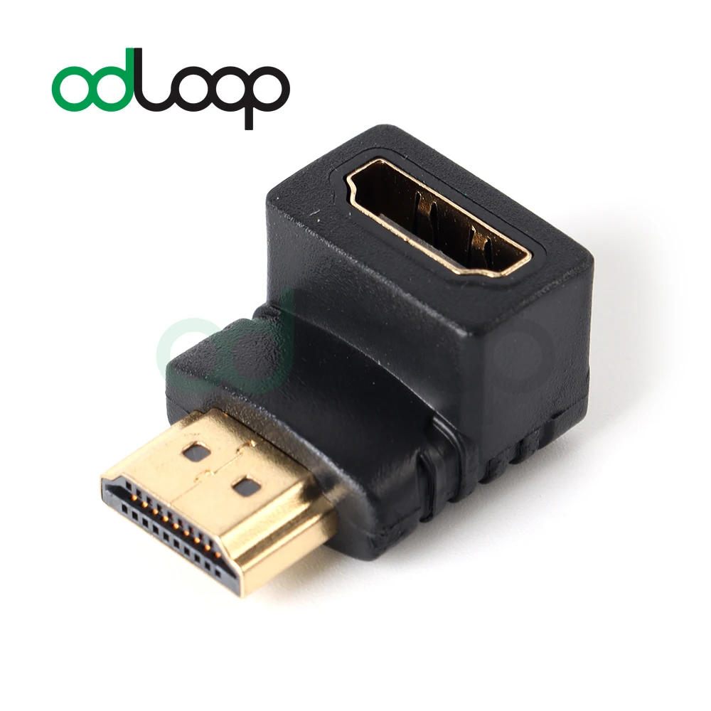 Конвертер HDMI ODLOOP 90 градусов и 270 под прямым углом Стандартный адаптер 3D 4K