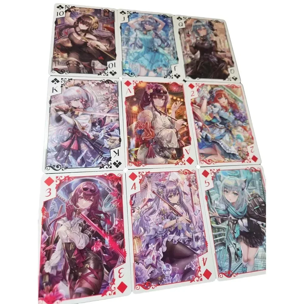 Коллекционные игральные карты Genshin Impact 54 шт