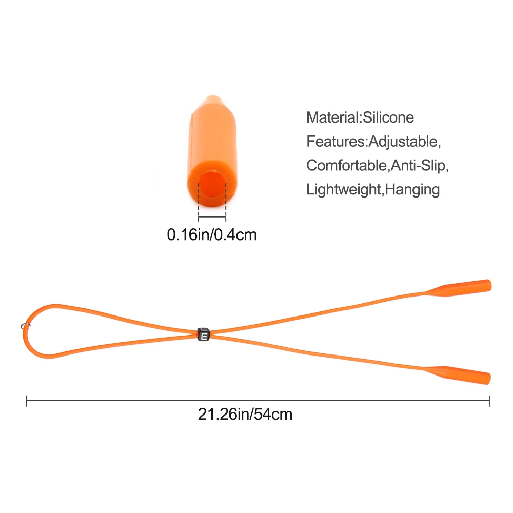 Эластичный Силиконовый ремешок для очков детский безопасности фиксатор