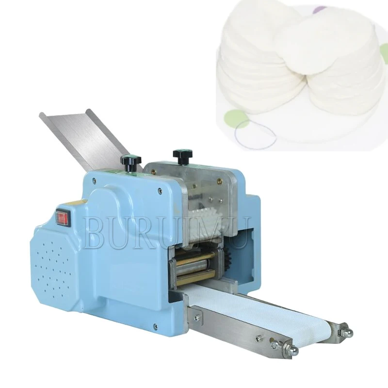 

Wonton Dumplings Maker Machine Jiaozi Skins Rolling Chaos Leather Slicer Dumpling Wrapper Machine Automatic Pasta Maker