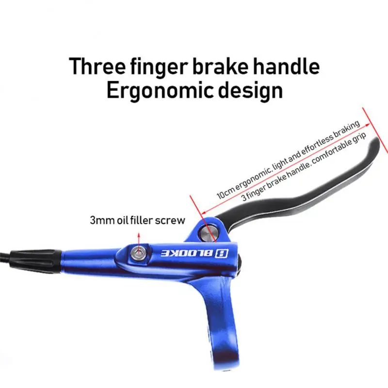 

BLOOKE Bike Brake Set Left Front Right Rear Dual-piston Integrated Cylinder Hydraulic Disc Brake Mountain Bike MT200 BL-M620