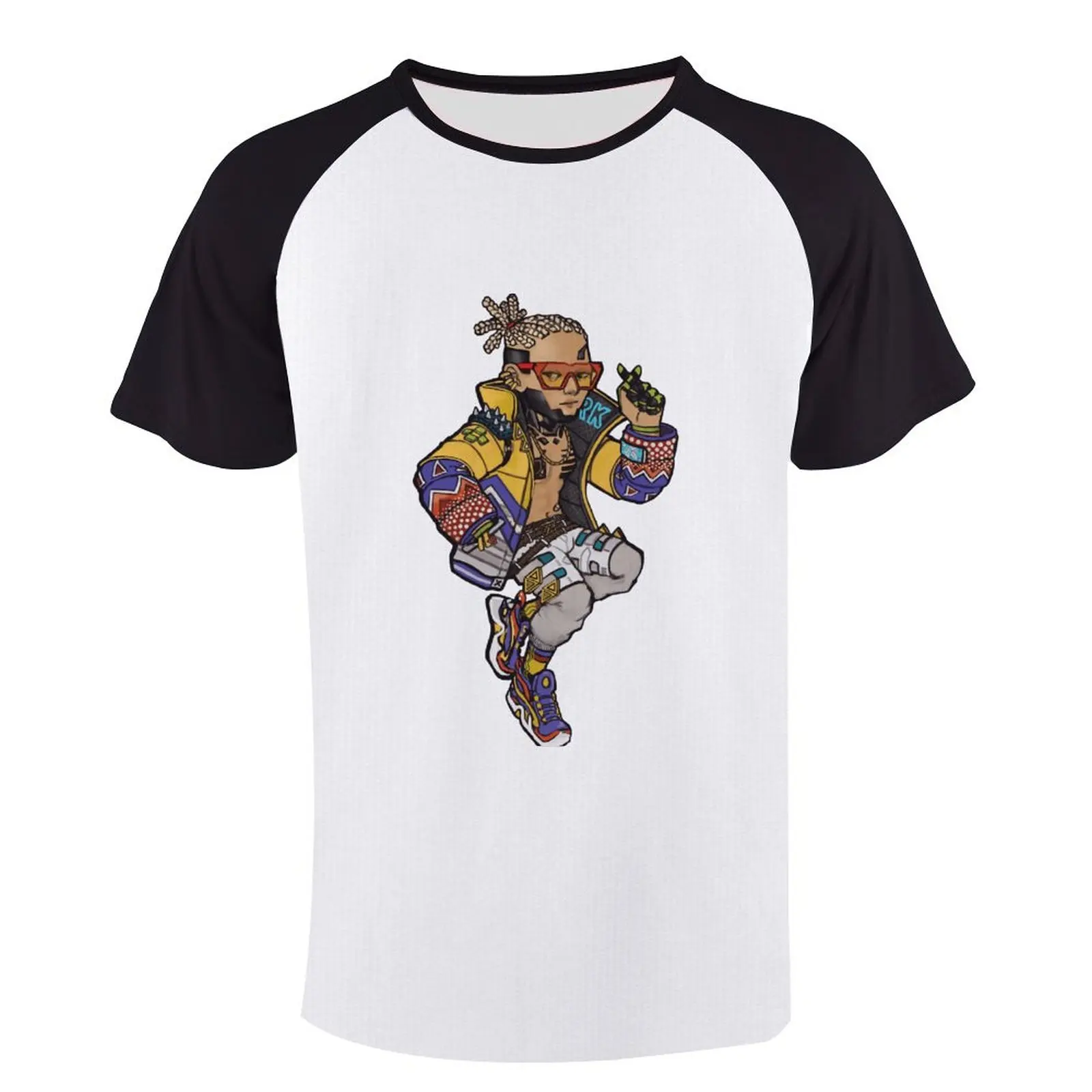 

Hypebeast Crypto Apex Legends Short Sleeve Raglan T Sport Graphic Vintage T-shirts High Grade Travel USA Size