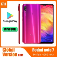 original xiaomi redmi note 7 smartphone 6g 64g snapdragon 660aie android mobile phone 48 0mp5 0mp rear camera cellphone